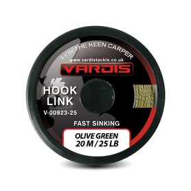 Vardis Hook Link Fast Sinking Olive Green 35lbs